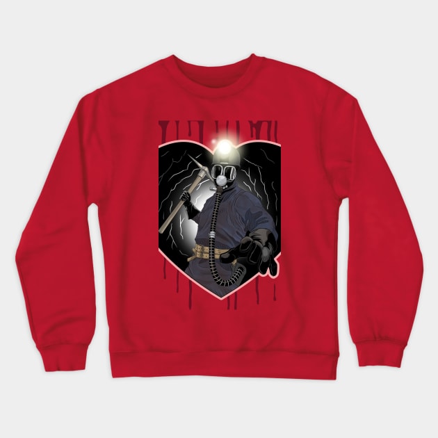 Bloody Valentine Crewneck Sweatshirt by ArtbyMyz